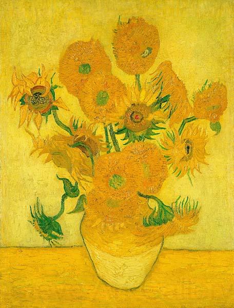 Vincent Van Gogh Sunflowers  ww Norge oil painting art